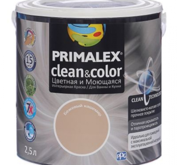 Краска PR-X Clean&Color 2,5 л Бежевый кашемир